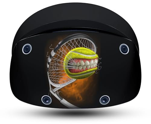 Head Case Designs Offizielle Tom Wood Tennis Monsters & Horrors Vinyl Haut Aufkleber Abziehbild Abdeckung kompatibel mit Sony PS5 PlayStation PS VR2