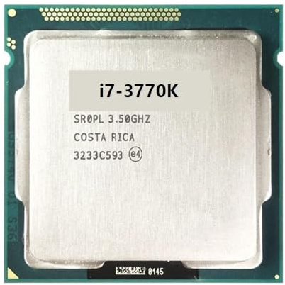 I7-3770K CPU Used 4-Core 8-Thread Desktop Processor 3.5 GHz 8M 77W LGA1155