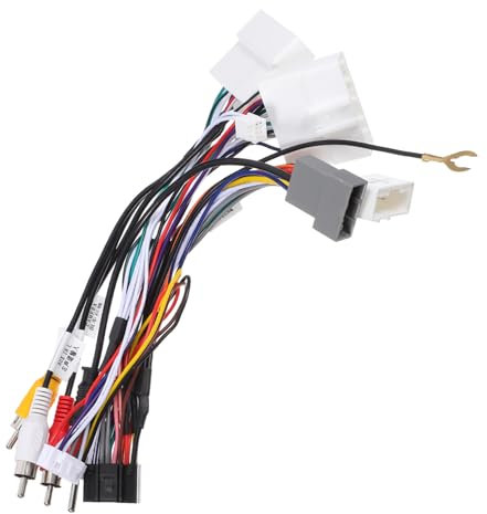 Ciieeo Cablaggio Radio Per Autoradio Adattatore Cablaggio Radio Per Autoradio Compatibile Dispositivi Navigazione a Schermo Grande Alimentazione Stabile Plug-and-play Per Impianto Stereo Auto