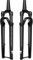 VZXATYOP Road Bike Sospensione Forcella 700C Gravel Road Bike Forcella 50 Millimetri Viaggio 100 * 12 Millimetri Thru Axle Lockout Manuale Freno Disco Bicicletta Anteriore Forcella(Matte)