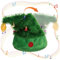 Chapeau de Noël électrique, style arbre, accessoire de danse musicale