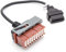 vhbw OBD2 - Câble Adaptateur 30Pin à 16Pin pour Appareil de Diagnostic OBD adapté aux Anciennes Peugeot 106, 406, 605, 806, Expert connecteur 30Pin