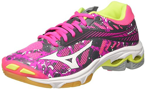 Mizuno Wave Lightning Z4 WOS, Scarpe da Pallavolo Donna, Rosa (Pinkglowhiteirongate), 38.5 EU