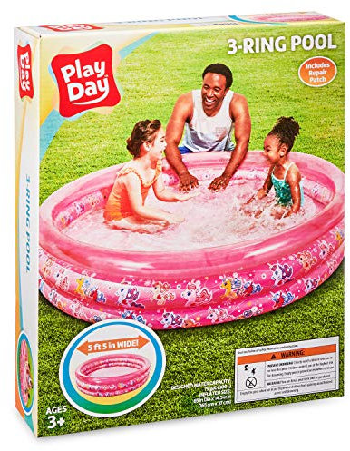 Play Day 3-Ring Pool (Pink)