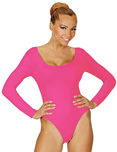 W WIDMANN MILANO Party Fashion - Kurzer Damen Body mit langen Ärmeln, Einteiler für Verkleidungen, Tanzperformances, Karneval
