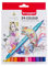 ROYAL TALENS Bruynzeel Creatives Fineliner/Pinselstifte-Set mit 24 Farben | Dual-Tip-Stifte zum Schreiben und Zeichnen sowie für Malbücher für Erwachsene