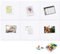 Yoillione Memoboard Filz Wandaufkleber, Weiß Memoboard Bunte Filzboard Bulletin Board Memo Wand Pinnwände Küche Selbstklebend Filzpinnwand Platz, Wanddekoration für Bilder, Notizen, 6 Blätter