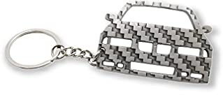 Streetculture Porte-clés CarShape en acier inoxydable - Compatible avec BMW E36 Limo Coupé Cabriolet Combi Car Shape