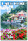 Comer See, Lombardei, Italien, Reise-Kühlschrankmagnet, Größe 6,3 x 8,9 cm, mehrfarbig