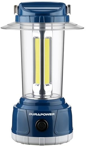 Durapower LED Camping Lantern Rechargeable, Bright 2000 Lumen, 5 Modes, 4000 mAh Power Bank, IP44 Waterproof Lantern for Hurricane, Emergency, Power Outages, Home