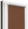 Estika Estor Opaco Térmico sin Taladrar - 50 cm x 120 cm - Marrón - 13 Colores de Tela, Estores para Ventanas sin Perforación, Estor Enrollable con Fijación por Pinza para Interior