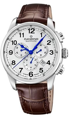 Candino Herrenuhr Leder braun Sport Armbanduhr UC4745/1 Analoguhr