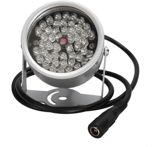 IR Lichter, 850nm 48LED IR Lights Illuminator Nachtlampje Voor Veiligheid CCTV-Kamera Vullicht Industriële Verlichting Commerciële Verlichting, IP65 Schutz gegen Wasser und Staub, für Parkplatz