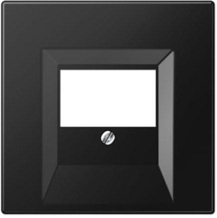 Jung LS969TSWM Abdeckung f. TAE-Anschlussdose Graphitschwarz Matt Serie LS