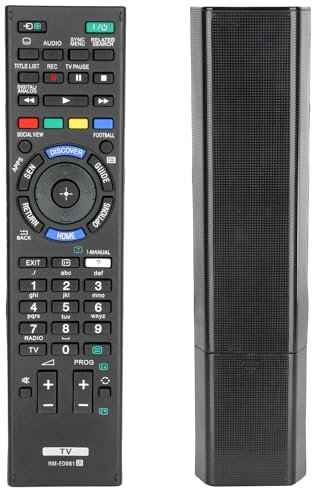 Telecomando RM-ED061 Compatibile Con Sony TV KD-49X8505B KD-55X8505B KD-55X9005B KD-65X8505B KD-65X9005B KD-70X8505B KD-65S9005B KD-75S9005B KDL-65W955 KDL-32W651A Sostituzione Controllore