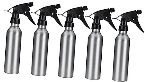 5 unidades de spray para el cabello botella pulverizadora de metal rellenable spray espuma pulverizador botella para dispensador industrial para botellas líquidas pulverizador de