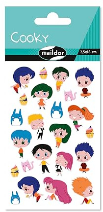 My Mandarine CY157Cpack 10 Bogen 3D Stickers Cooky (230 Stickers) Manga