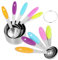 MOUYAT 10 PCS Measuring Cups, Stainless Steel Measuring Cups and Spoons Set, Stackable Accurate Tablespoon for Baking Measuring Dry and Liquid Ingredients