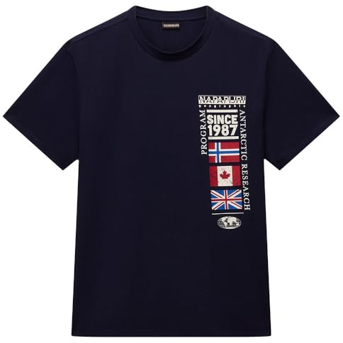 NAPAPIJRI Art NP0A4HQG Herren T-Shirt, Marineblau 1761, Medium