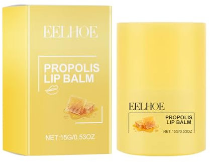 Honigbiene Lippenbutter, Propolis Lip Cerin,Honey Bee Lip Balm,Honey Bee Lip Butter Hydrating Overnight Lip Balm & Mask, 12 Hours Long-lasting Moisture, Gentle Exfoliation, For Daily Use