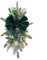LVYXON Ghirlanda natalizia per scale, illumina le scale di Natale, ornamenti decorativi per scale natalizie, senza fili, pre-illuminato, festone per scale a LED per porta d'ingresso, scale, portico,