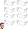 8 Stück Schutzbrille Arbeitsschutzbrille, Schutzbrille Für Brillenträger, Schutzbrille, Schutzbrillen Transparent Arbeitsschutzbrille Für Brillenträger, Kratzfeste Linsen, für Labor, Bau, Radfahren
