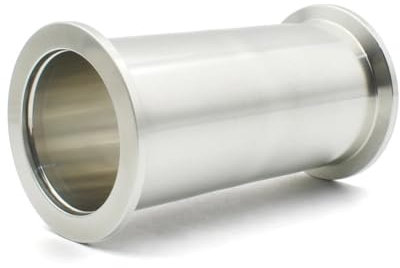 304 Edelstahl Vakuum Kurze Rohr Flansch Quick Fit Vorrichtung Joint KF Vakuum Rohr Armaturen 40-200mm(KF16,100MM)