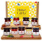 Mini Jams & Preserves with Chutney Hamper Gift Set – 9 x 38g Luxury Jars | Gourmet Food Gift Box | Perfect for Cheese Boards | Festive Hamper for Christmas, Birthdays & Special Occasions