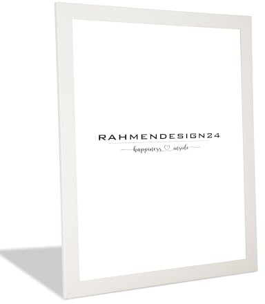 Rahmendesign24 Bilderrahmen Puzzlerahmen | Weiß (Matt) 33x98cm | Moderner Fotorahmen für Fotos, Poster, Puzzle & Urkunden | Galerierahmen Wechselrahmen Deko Wandrahmen Tischrahmen