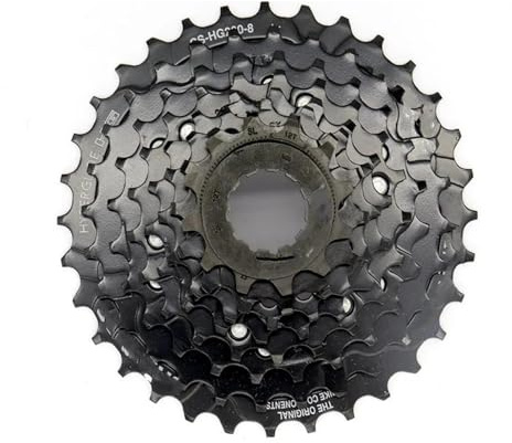 XFYESL Fahrrad Kassette Zahnkranz Kassette Passend für Shimano Tourney TX HG200 CS 7 8 Geschwindigkeit CS-HG200 8v 7v 9v 12-28T 12-32T Mountainbike MTB Ketten 32T 28T(8S 12-32T)