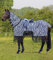 Waldhausen Fliegenausreitdecke Zebra mit Fransen, 145 cm