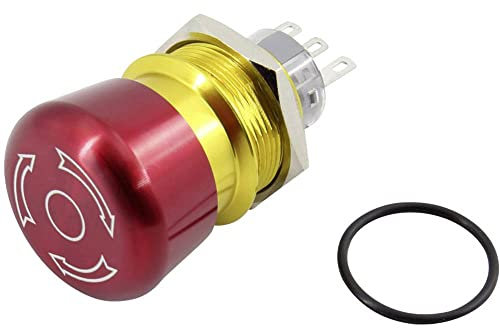 TRU COMPONENTS TC-GQ22-A-11TSB203 Not-Aus-Schalter 250 V 5 A 1 Schließer, 1 Öffner IP65 1 St.