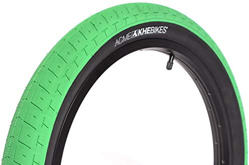 KHE Acme BMX Reifen Street Park 20 x 2,40 Zoll grün schwarz
