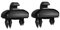 Jorzer Parasol Reemplazo Clip Interior Parasol Gancho De Clip del Soporte Compatible con Audi A3 A4l A6l A5 A7 Q5 Q3 Negro 2 Piezas