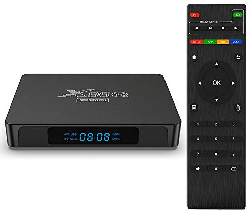 Android TV Box 10.0,X96Q PRO 5G 2GB RAM 16GB ROM Allwinner H313 Quad-Core 64bit with WiFi 2.4GHz USB 3.0 Ultra HD 6K H.265 WiFi Home TV Box