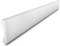 5 pezzi / 10 metri battiscopa – bianco – 2 metri – materiale duro/simile alla plastica – decorazione – Parete – pavimento – soffitto (DP2)