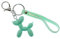 Miniblings Caniche chien ballon porte-clés ballon cirque bleu clair - bijou fantaisie original I I pendentif porte-clés porte-clés, bleu, 55mm