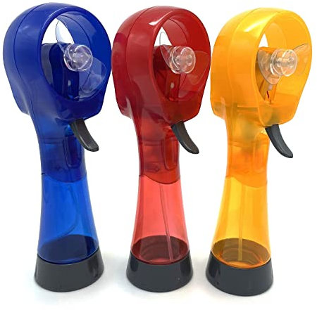 CEBuy Handheld Water Water Spray Fan, Mist Fans for Outside Portable, 3 Pack