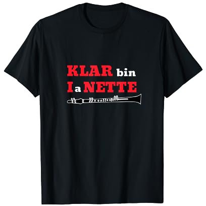 Klassische Musik Klassik Orchester Musiker Bayern Klarinette T-Shirt