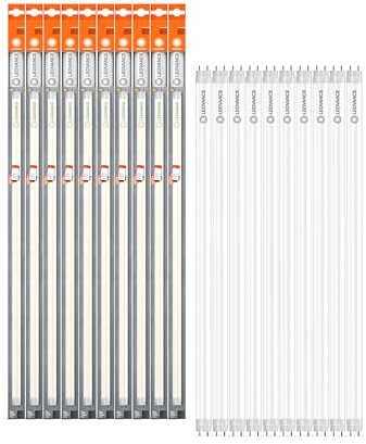 LEDVANCE Smarte LED-Röhre mit WiFi-Technologie für G13-Sockel, matte Optik ,Tageslichtweiß (6500K), 1100 Lumen, Ersatz für herkömmliche 18W-Leuchtmittel, smart dimmbar, 10-er Pack