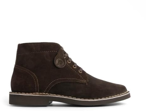 Popps RANGER Mens Smart Casual 100% Real Suede Leather Lace Up Ankle Desert Boots