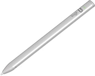 Logitech Crayon Digital Pencil for iPad (iPads with USB-C Ports) Featuring Apple Pencil Technology, No Lag Pixel-Precision, and Dynamic Smart Tip with Fast USB-C Charge - Silver