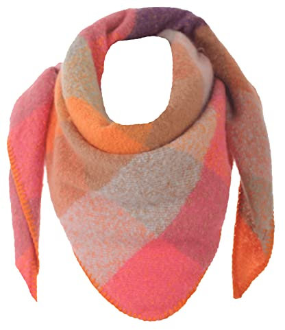FASHION YOU WANT XXL Schal flauschig schal-tuch damen dicker dreieckstuch groß Wolle UNI Farben kuschelig (S12)