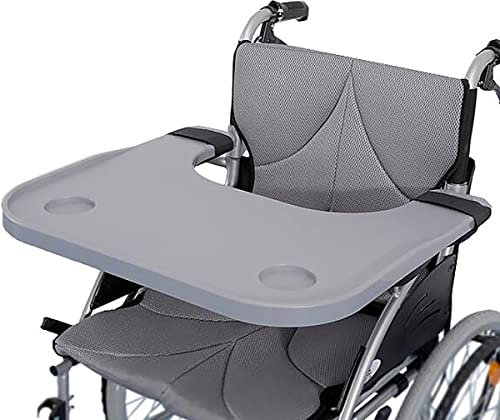 ALKEL Plateau pour Fauteuil Roulant,Tablette Amovible pour Fauteuil Roulant, Accessoires De Bureau Médical Portable pour Fauteuil Roulant pour Manger, Lire, Se Reposer
