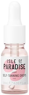 Isle of Paradise Self Tanning Face Drops Light (10 ml) Add Self Tanning Drops to Skin Care Natural Ingredients & Vegan