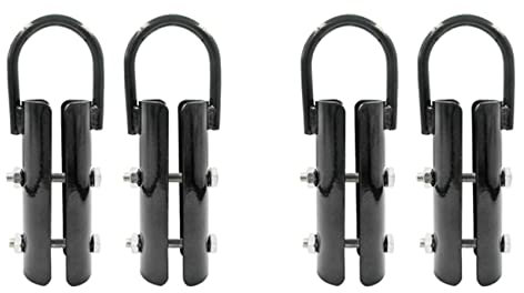 XIDIT 1.5 Inch Clamp,4 Sets Rope Climb Clasp Workout Rig Attachment Hook for Rope Climbing Gym Strength Training