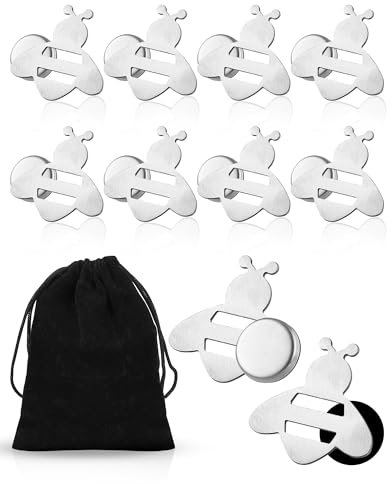 NETONDA 8 fermatovaglia, per esterni, con magneti, per esterni, in acciaio inox