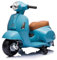 TURBO CHALLENGE - Vespa Gts - Elektrischer Transporter - 119167 - Roller - Blau - Fahrbereit - Maximal 25 kg - Kunststoff - Wiederaufladbare Batterien - Ab 18 Monaten