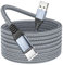 Txtcu 2m USB C Braided Charger Cable - Fast Charging Compatible for PS5, Xbox, Samsung Galaxy S20/S10/S9, Note 10/9/8, LG, Motorola, Switch, Kindle Fire, Huawei