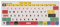 kwmobile Adesivi Tastiera Spagnola Compatibile con Apple MacBook Air 13 2018 2019 2020 A1932 - Adesivo Copritastiera Layout Spagnolo QWERTY - Copri Tasti multicolore